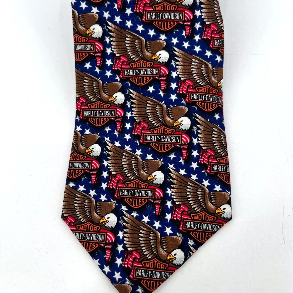 Harley-Davidson patriotic necktie